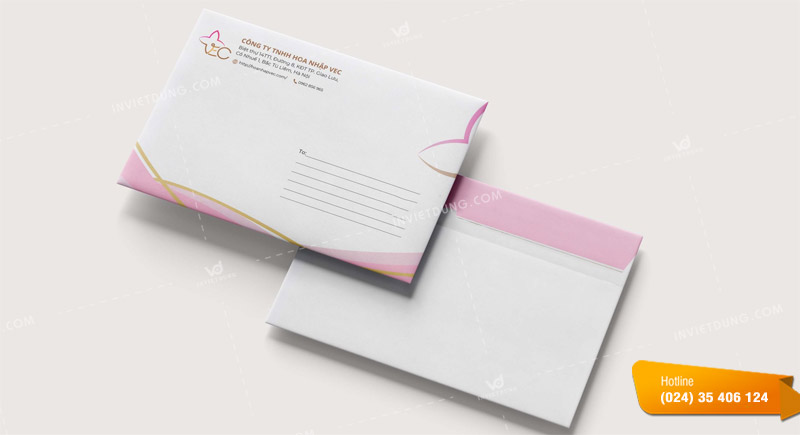 Mẫu phong bì công ty vận tải