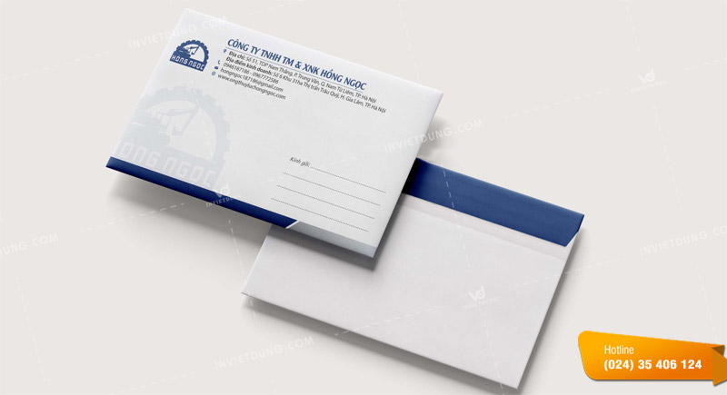 Mẫu phong bì công ty vận tải