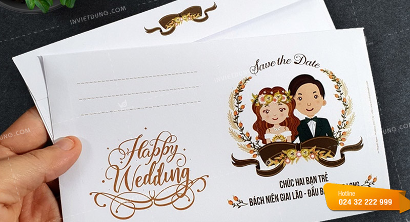 Ý nghĩa của mẫu phong bì mừng đám cưới