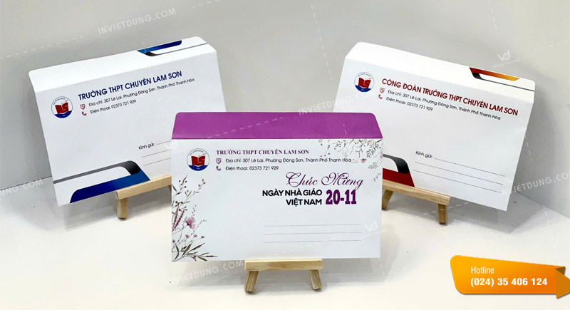 Các kỹ thuật gia công phong bì sau in thông dụng