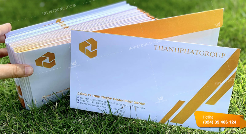 Các kỹ thuật gia công phong bì sau in thông dụng