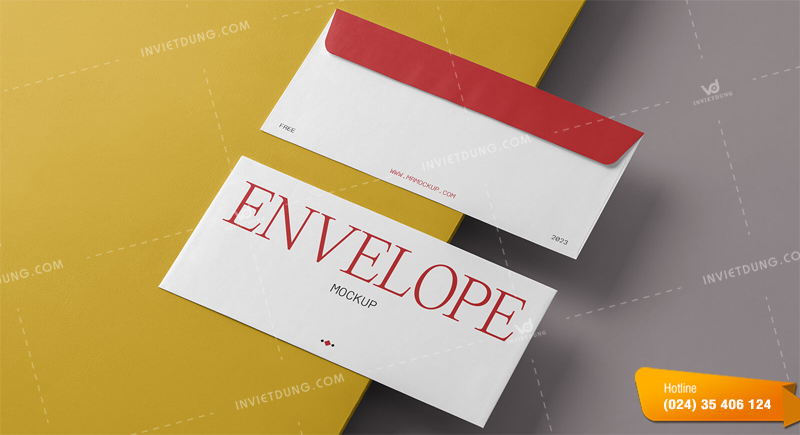 Mẫu phong bì mockup