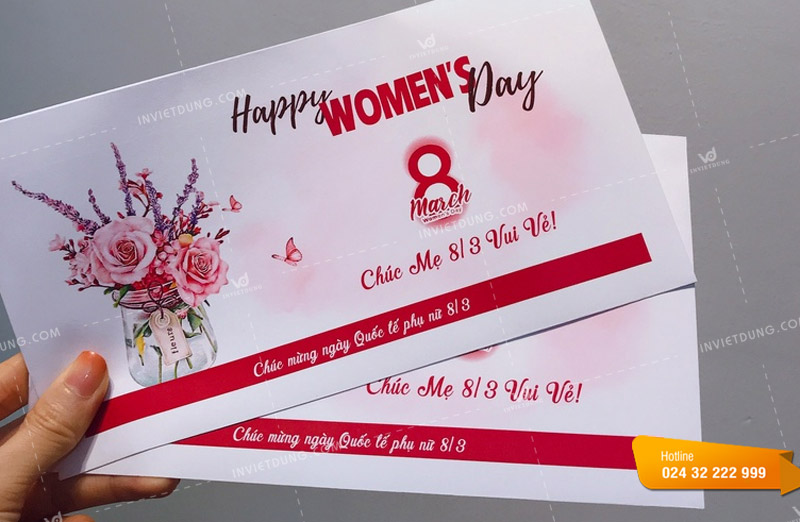Mẫu phong bì ngày phụ nữ