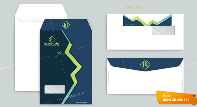 Mẫu phong bì thư vector