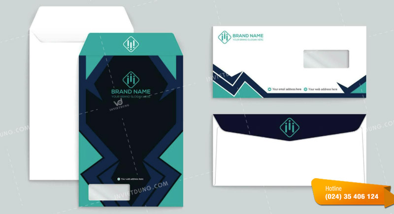 Mẫu phong bì thư vector