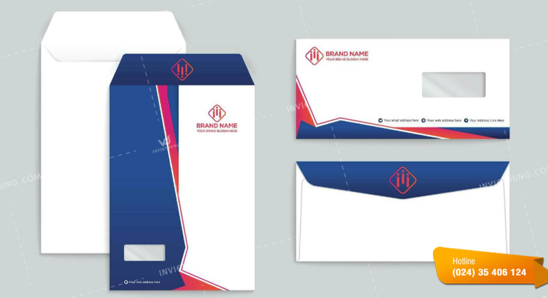 Mẫu phong bì thư vector