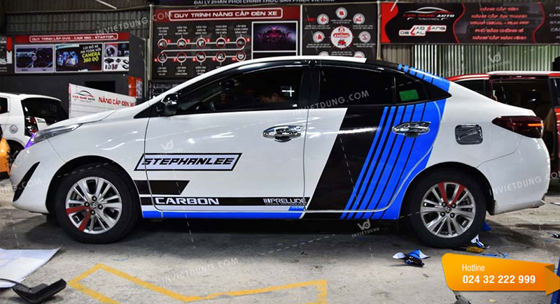 Mẫu decal dán xe ô tô