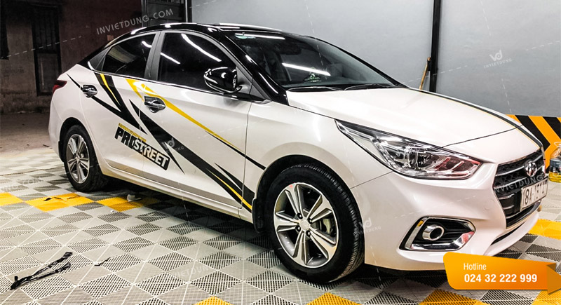 Mẫu decal dán xe ô tô