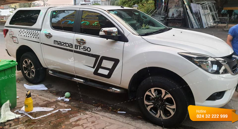 Mẫu decal dán xe ô tô đẹp