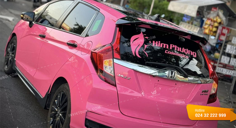 Mẫu decal dán xe ô tô