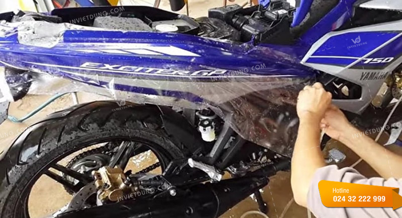 Sự khác nhau giữa giấy và tem decal nhựa dán xe máy
