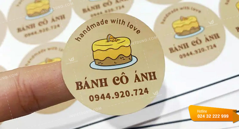Mẫu tem nhãn bánh mì cô Ánh