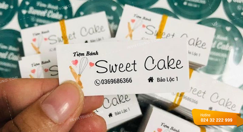 Mẫu tem nhãn bánh ngọt Sweet