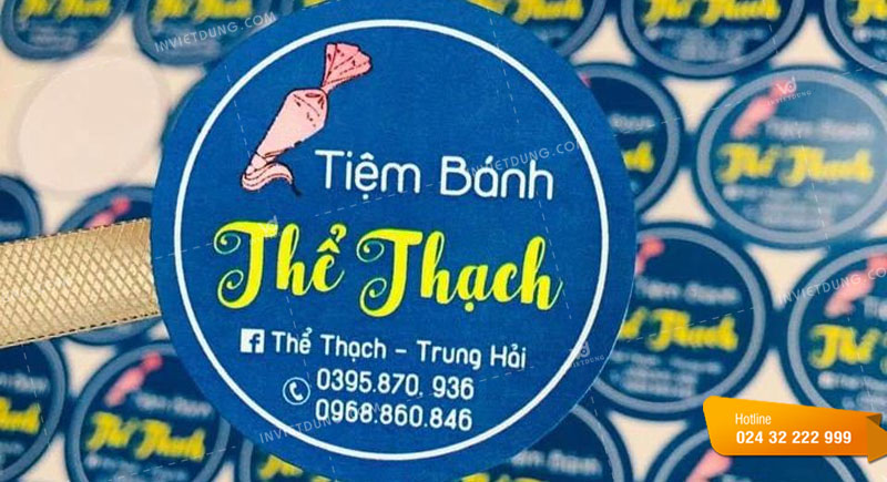 Mẫu tem nhãn bánh mì Thể Thạch