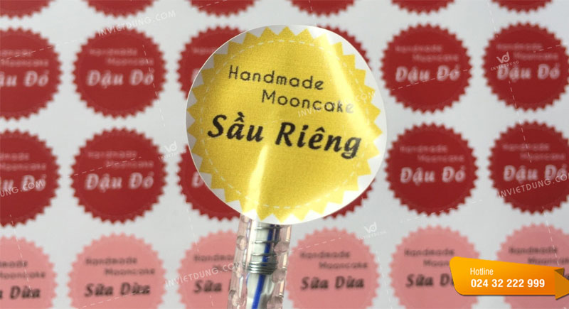Mẫu tem nhãn bánh trung thu đẹp