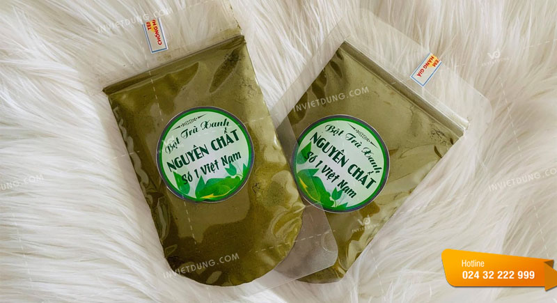Thiết kế tem nhãn bột trà xanh chuyên nghiệp cần lưu ý những gì?