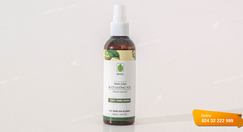 Mẫu tem nhãn dán dầu dừa dưỡng tóc