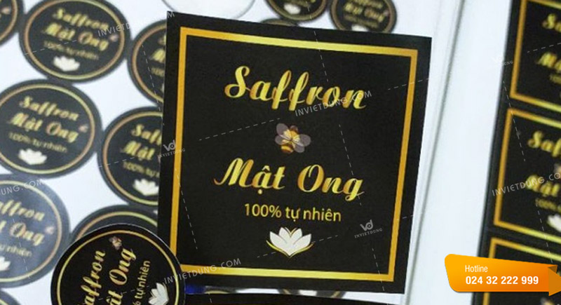 Tại sao cần phải đầu tư in tem nhãn dán hủ, lọ saffron?