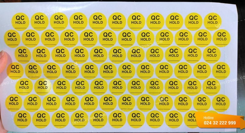 Mẫu tem QC pass 