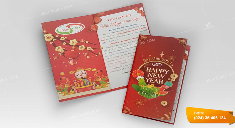 Mẫu thiệp chúc tết hiện đại