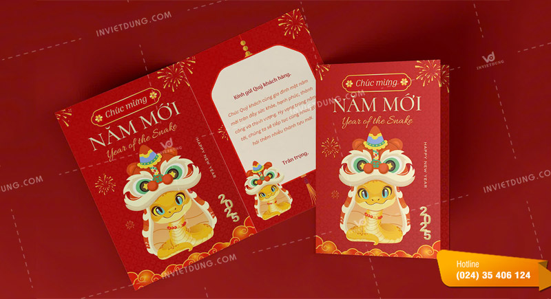 Mẫu thiệp chúc tết doanh nghiệp, công ty