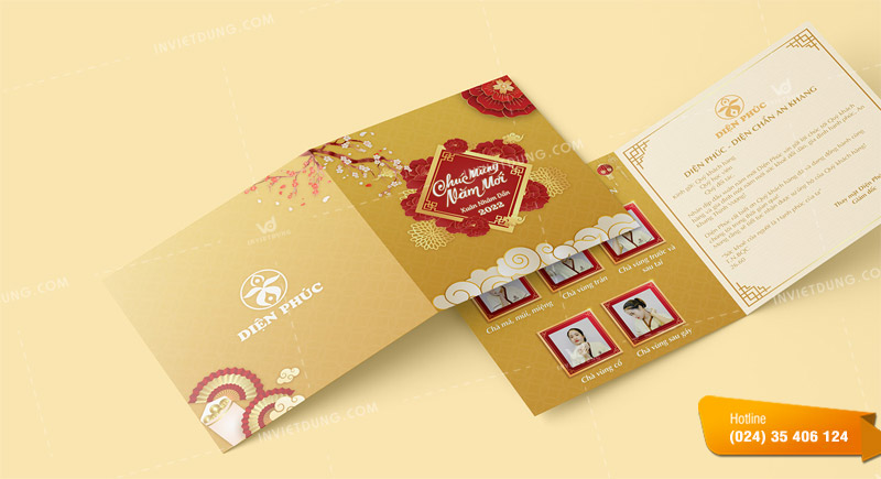 Mẫu thiệp Chúc tết 2025
