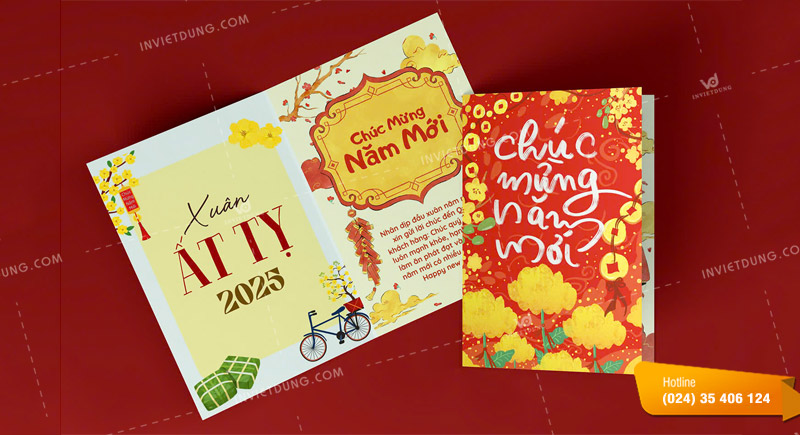 Mẫu thiệp chúc tết doanh nghiệp, công ty