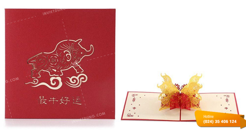 Mẫu thiệp Tết 3D