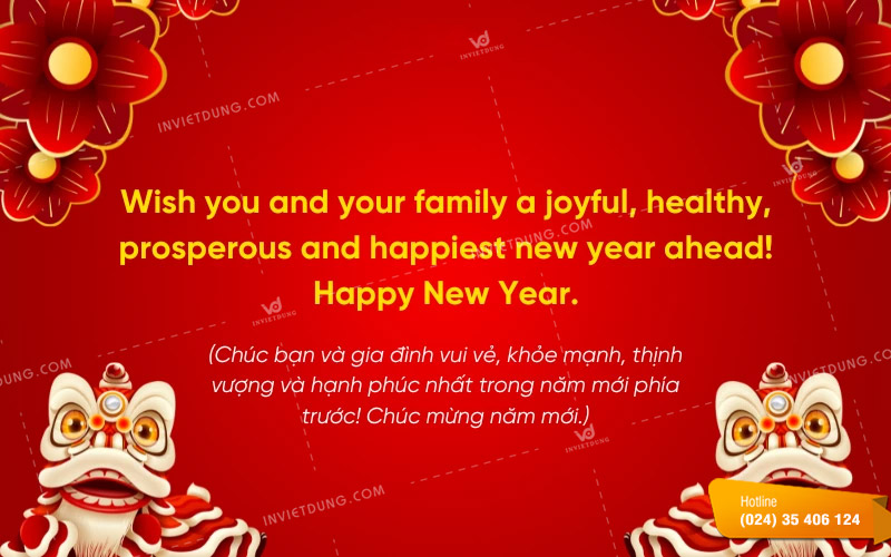Mẫu thiệp chúc tết bạn bè