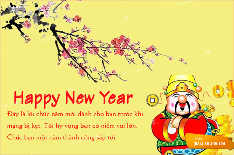 Mẫu thiệp chúc tết bạn bè