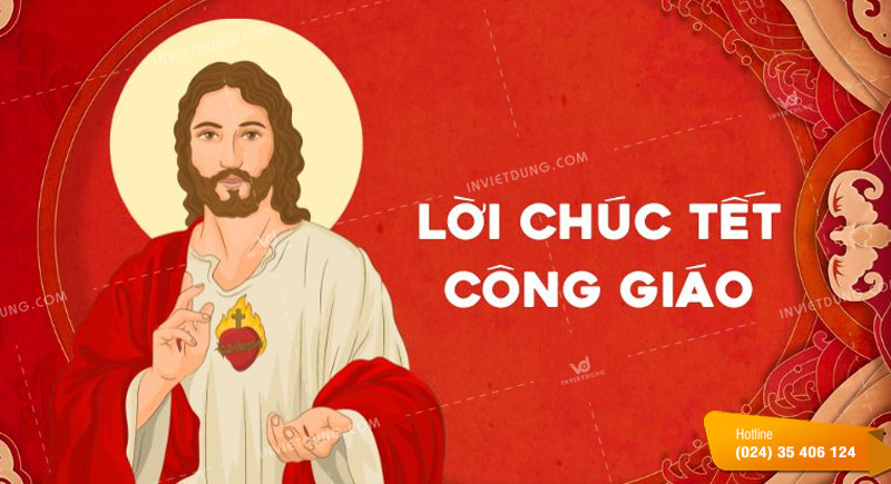 Mẫu thiệp chúc Tết Công giáo