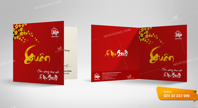 Mẫu thiệp chúc tết đẹp chuyên nghiệp
