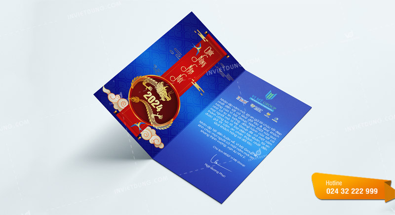 Mẫu thiệp chúc tết 2024