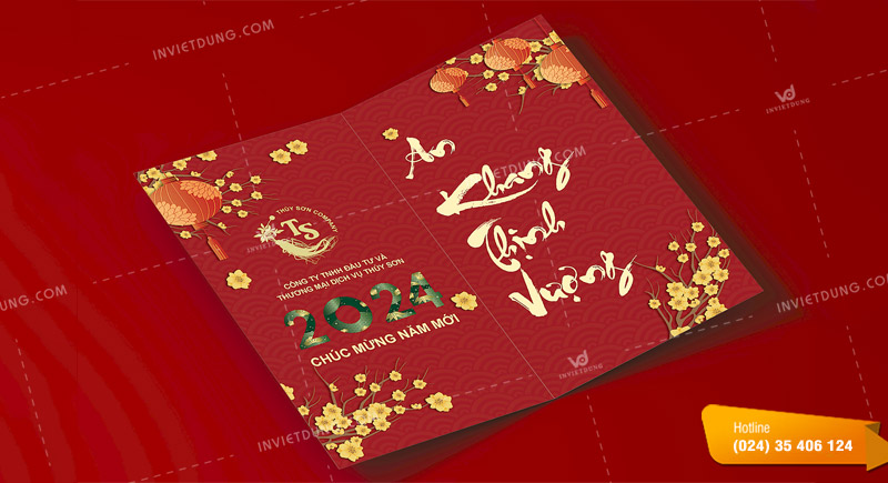 Mẫu thiệp chúc tết doanh nghiệp, công ty