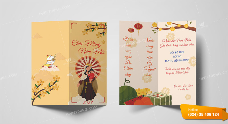 Mẫu thiệp chúc tết doanh nghiệp, công ty