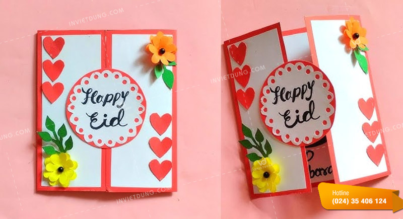 Mẫu thiệp chúc tết handmade