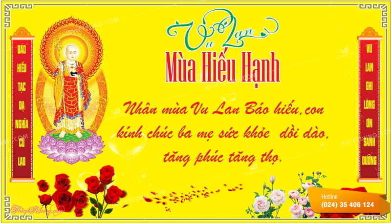 Mẫu thiệp chúc Tết Phật giáo