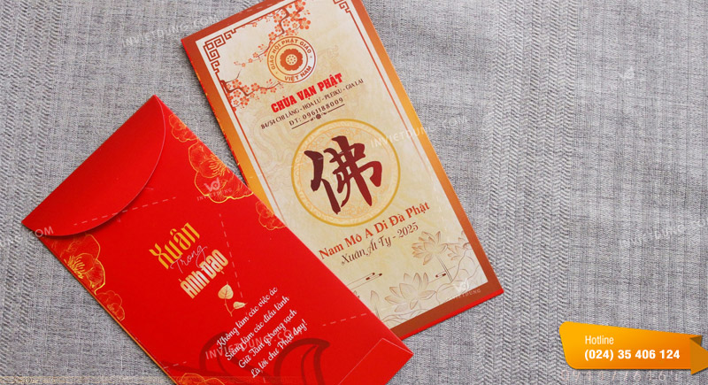 Mẫu thiệp chúc Tết Phật giáo