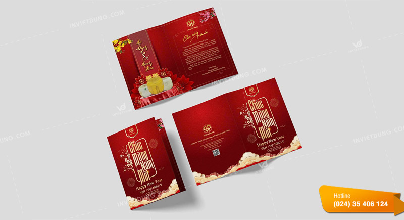 Mẫu thiệp Chúc tết 2025
