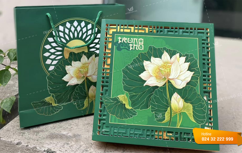 Mẫu túi giấy đựng bánh trung đẹp