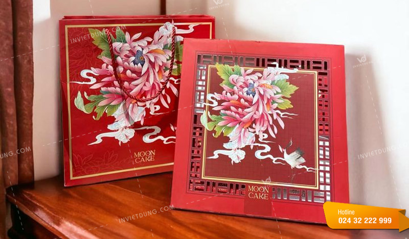 Mẫu túi giấy đựng bánh trung đẹp