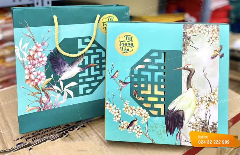 Mẫu túi giấy đựng bánh trung đẹp
