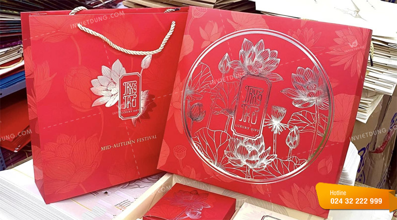 Mẫu túi giấy đựng bánh trung đẹp