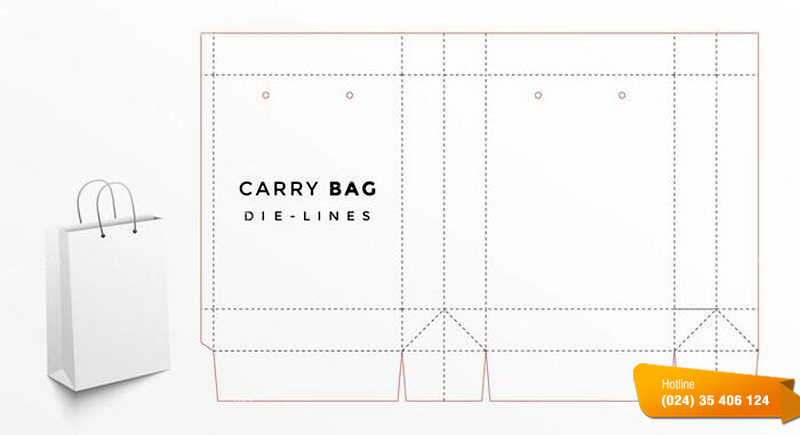 Kích thước túi giấy mini đựng mỹ phẩm