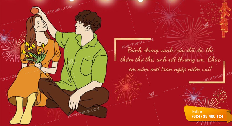 Những câu chúc năm mới cho người yêu là con trai