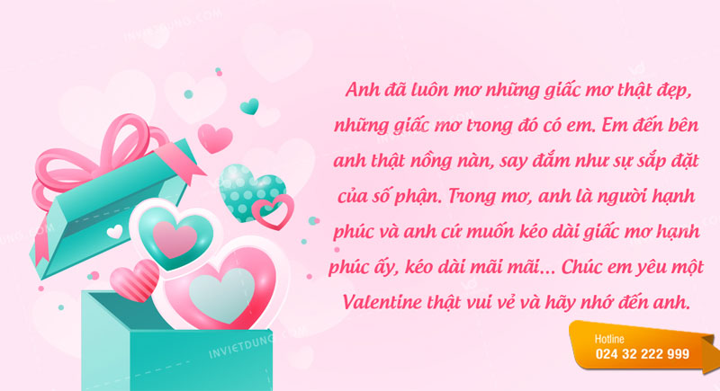 Những câu chúc valentine cho bạn gái, crush