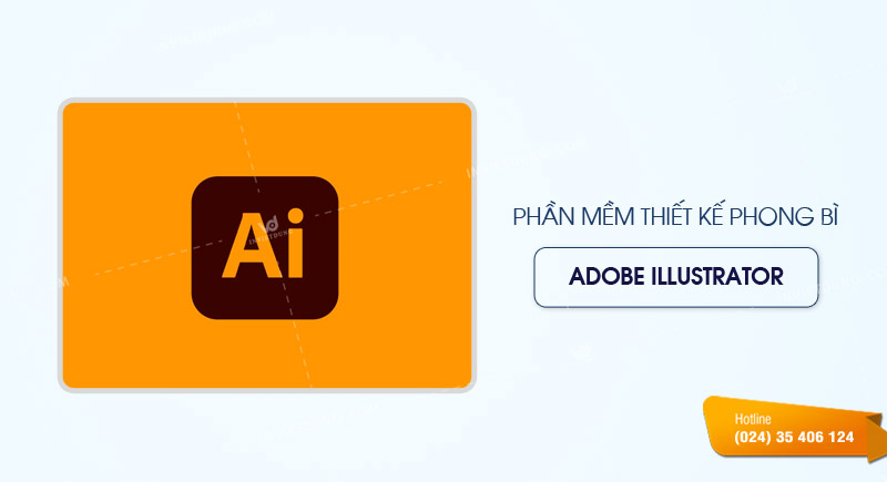 Phần mềm thiết kế phong bì Adobe Illustrator