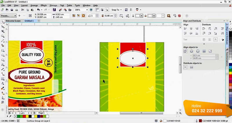 Phần mềm thiết kế tem nhãn CorelDraw