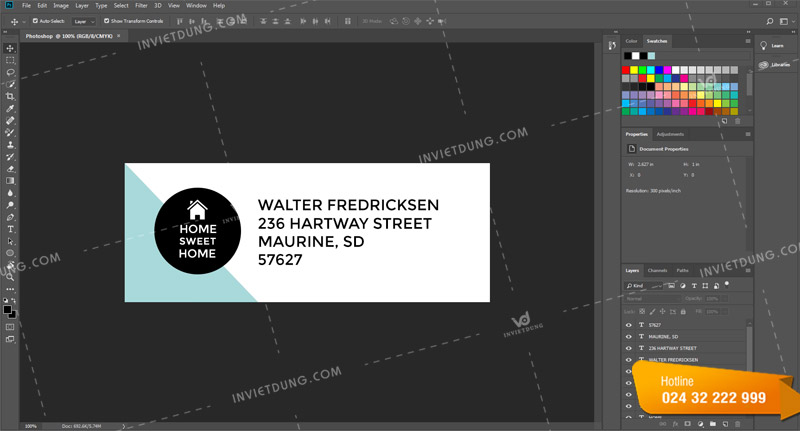 Phần mềm thiết kế tem nhãn Adobe Photoshop