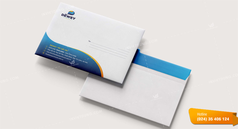Mẫu phong bì công ty xây dựng